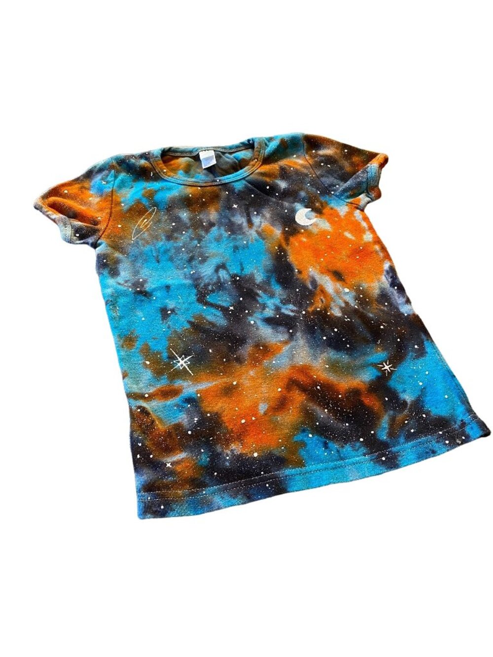 Galaxy Dyed Kids Tee || Youth 10, Girls Fit